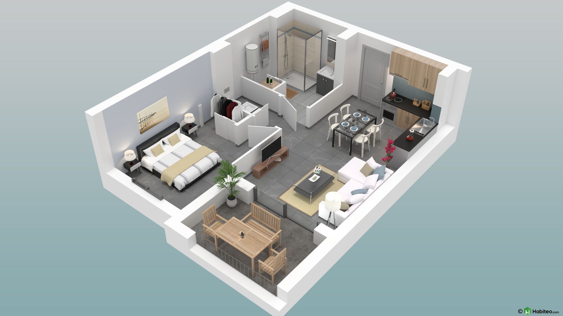 plan appartement t 2