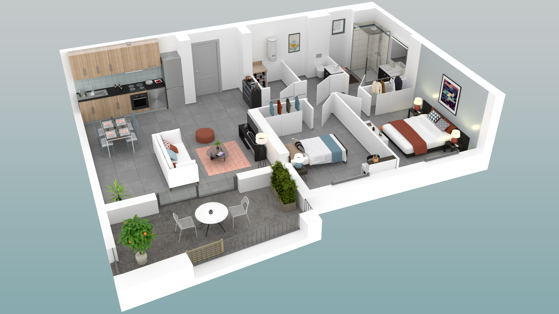 vente appartement T3 Furiani Ref SE G09